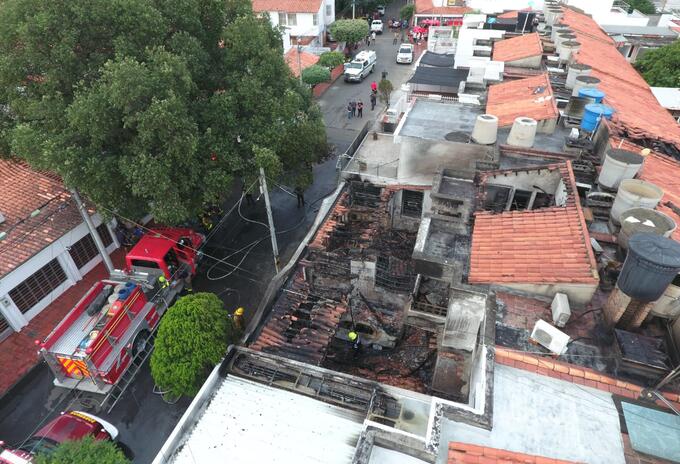 Incendio en Cúcuta