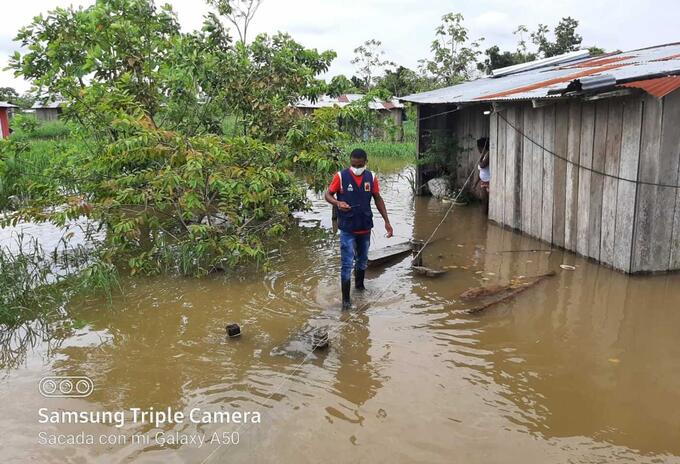 Inundaciones en El Carmen del Darién.