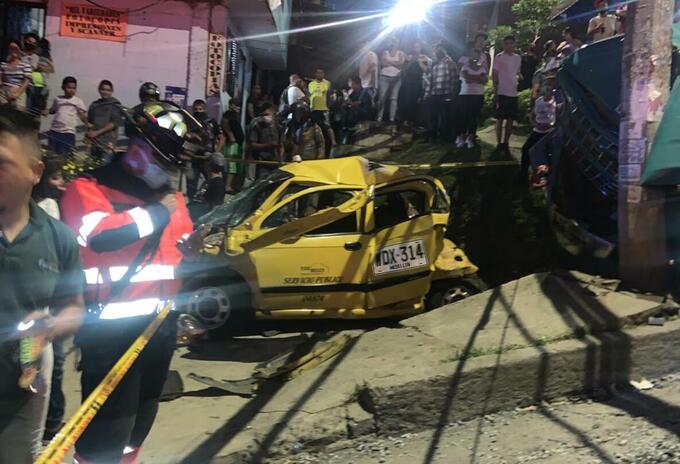 Accidente en Bello, Antioquia.