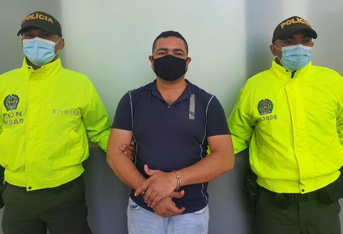 Victor Candado fue capturado por la Policía.