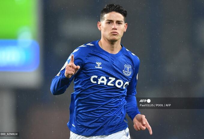 James Rodríguez, Everton 2021