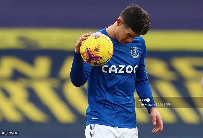 James Rodríguez, Everton 2021