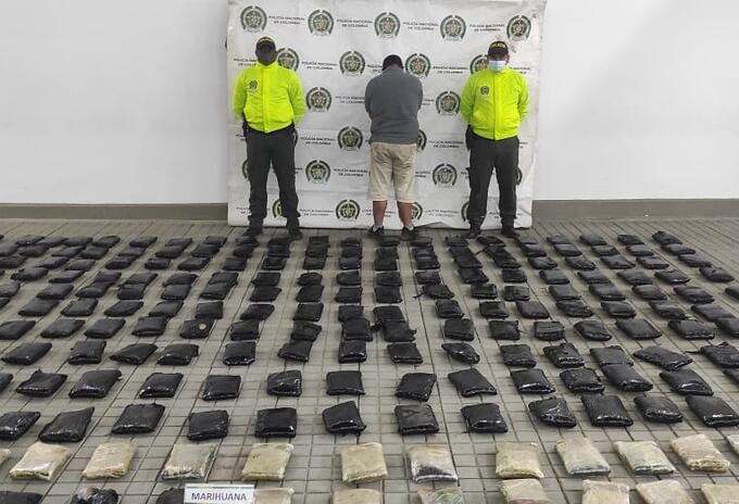 Un hombre fue capturado en medio de los operativos.