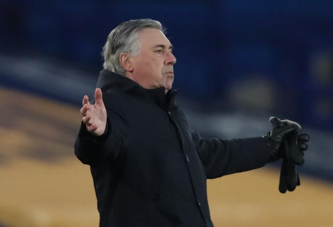 Carlo Ancelotti, técnico del Everton Carlo Ancelotti, técnico del Everton