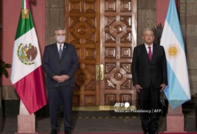 Alberto Fernández y AMLO