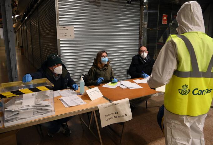 Elecciones en Cataluña en medio de pandemia.