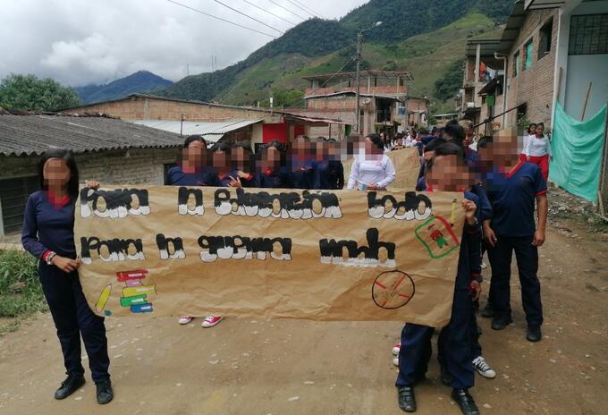 Estudiantes Argelia Cauca
