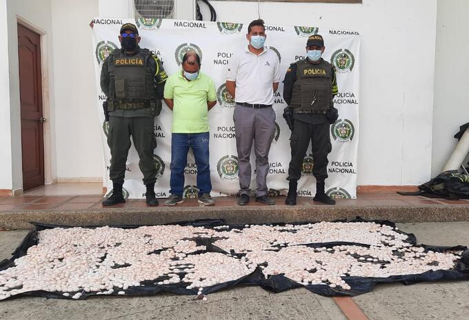 Incautan huevo de iguana