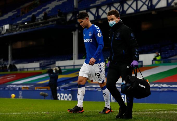 James Rodríguez con Everton James Rodríguez con Everton