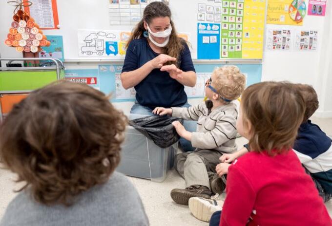 Jardines infantiles en pandemia - AFP