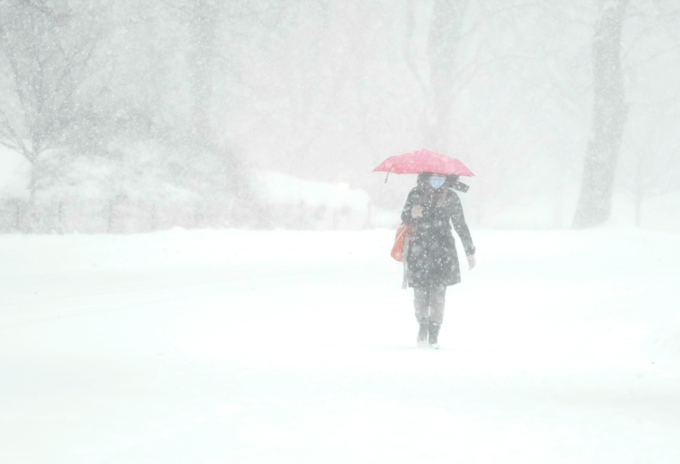 Tormenta de nieve en Estados Unidos