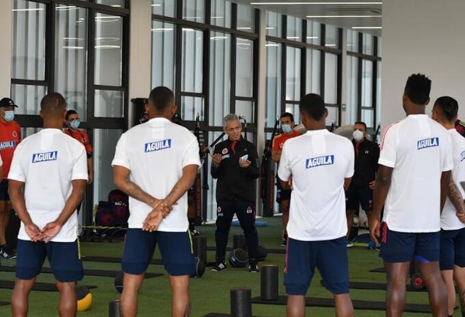 Primer entrenamiento de Reinaldo Rueda