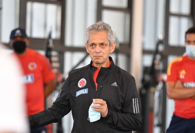 Primer entrenamiento de Reinaldo Rueda con Colombia