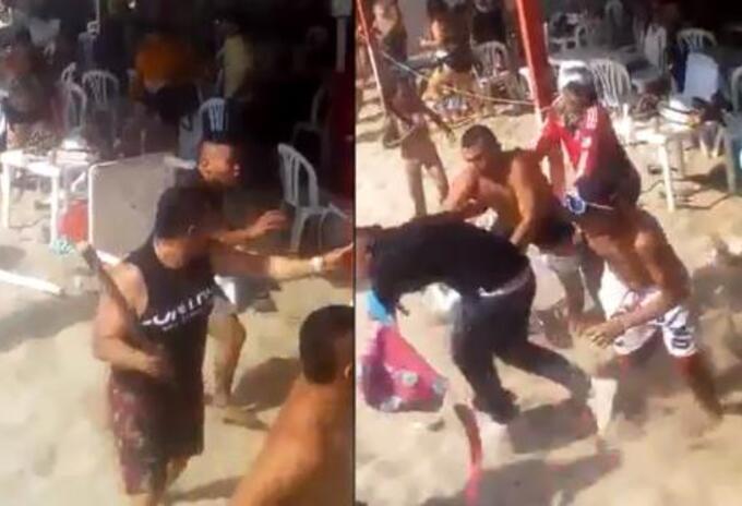 Riña con turistas en Santa Marta