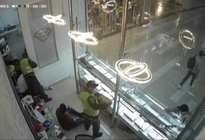 Robo a joyería en Barranquilla