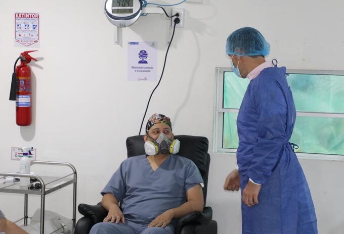 La mayoría de centros asistenciales han recibido vacunas.