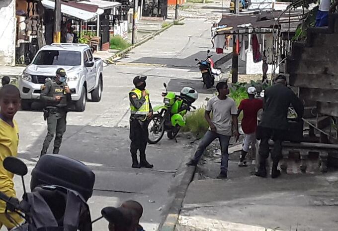 La Policía atendió a los menores afectados