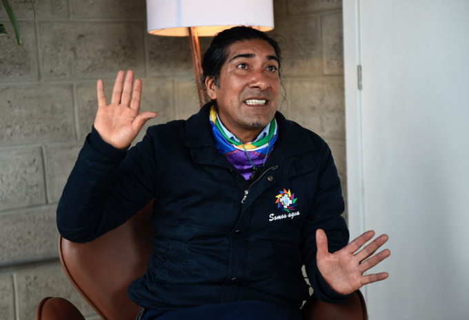 Yaku Pérez, candidato a la presidencia de Ecuador