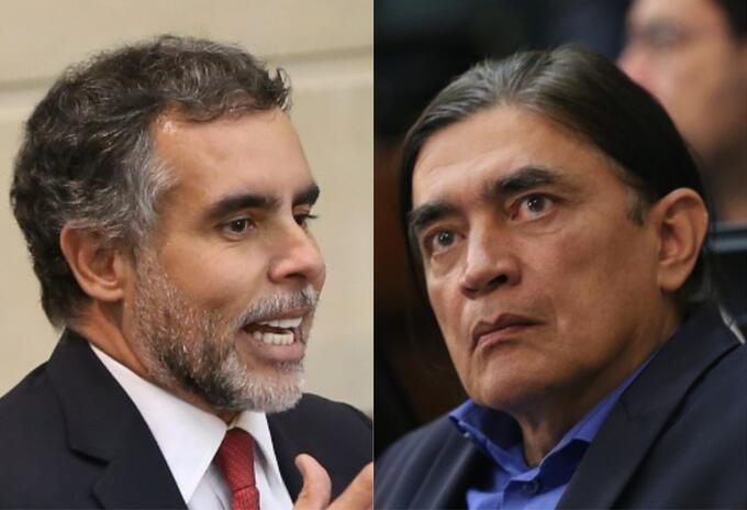 Armando Benedetti y Gustavo Bolívar Armando Benedetti y Gustavo Bolívar