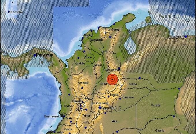 Temblor en Colombia Temblor en Colombia