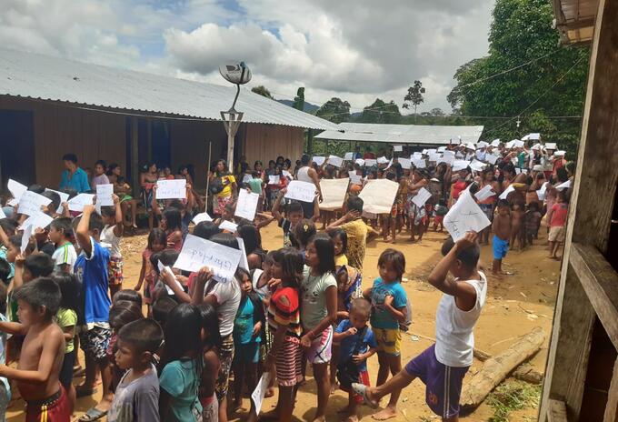 Menores de edad confinados en Chocó.