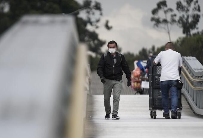Uso de tapabocas en Colombia es obligatorio por la pandemia