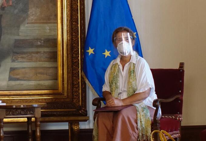 Embajadora de la UE en Venezuela, Isabel Brilhante Pedrosa