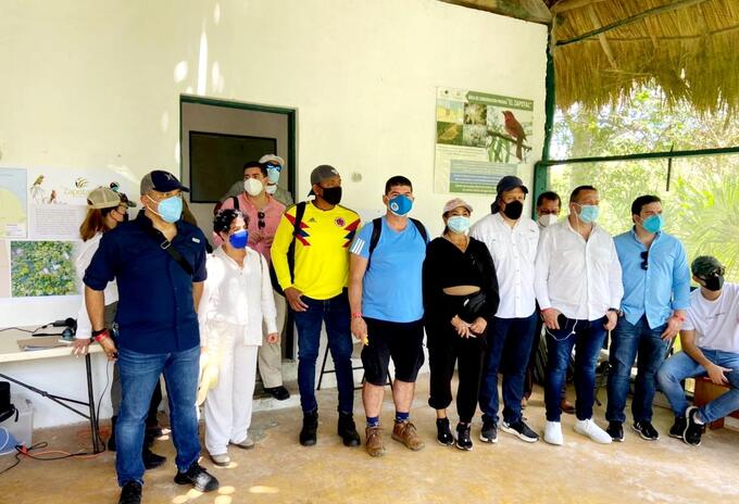 Congresistas colombianos en un encuentro bilateral en Cancún