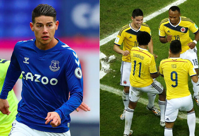 James Rodríguez, Selección Colombia, Teófilo Gutiérrez