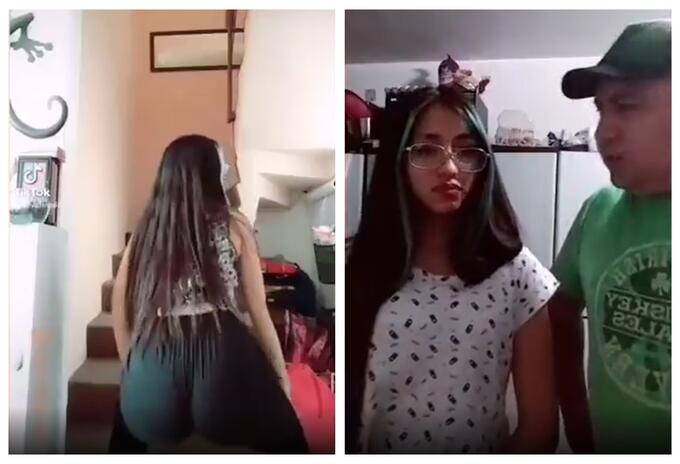 papá regañó a hija