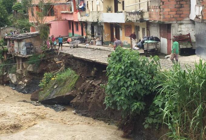 Afectaciones por las lluvias en Salgar, Antioquia.