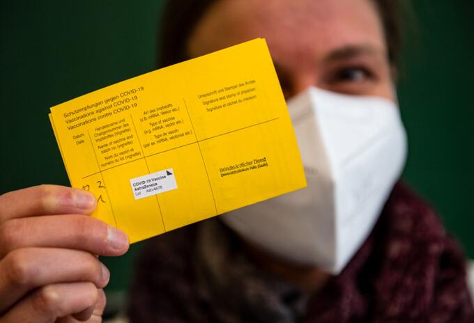 Certificados de vacunación en Europa