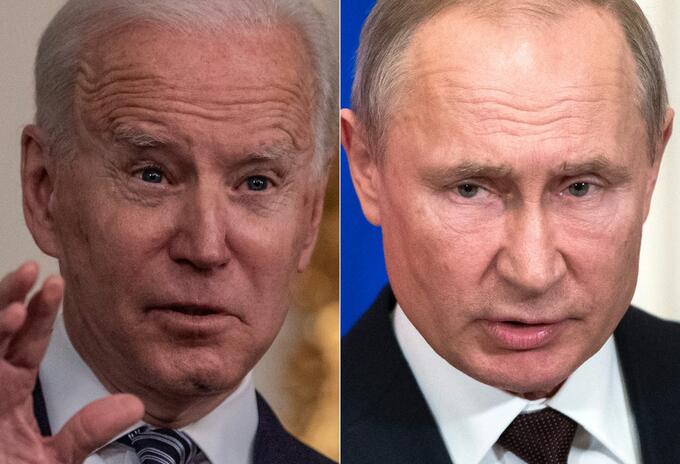 Joe Biden y Vladimir Putin