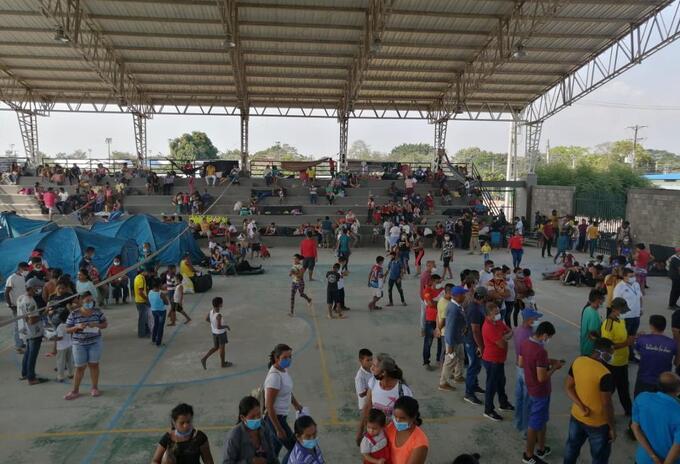 Gobierno hace presencia en el municipio de Arauquita para atender a venezolanos desplazados