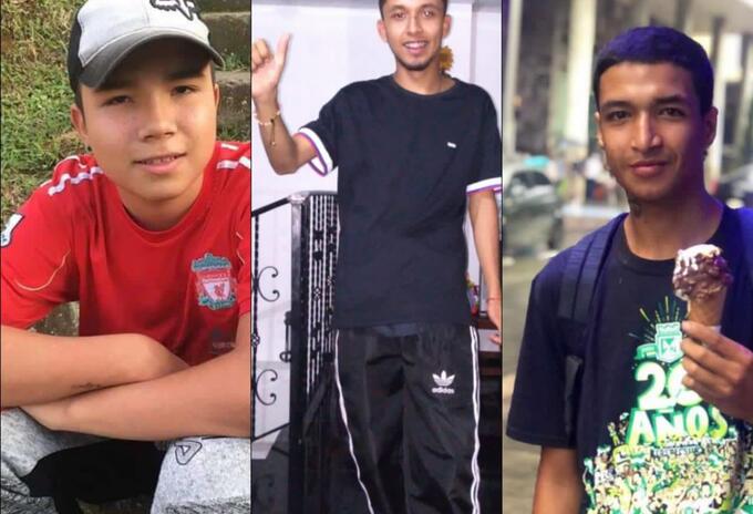 Jóvenes secuestrados