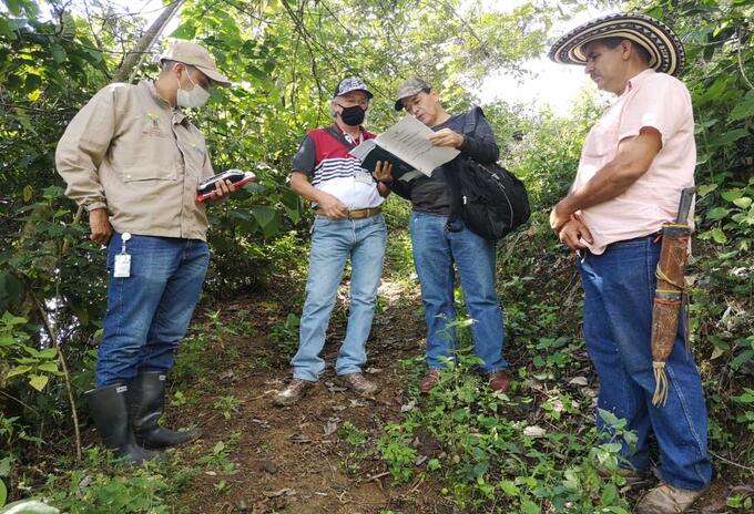 Referencia restitución de tierras en Antioquia.
