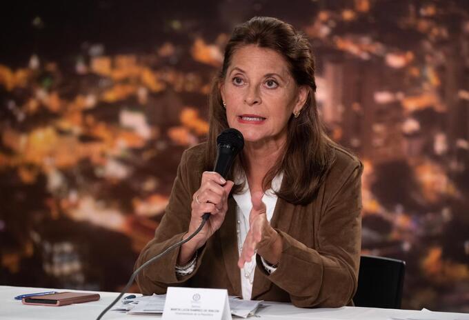 Vicepresidenta Marta Lucía Ramírez
