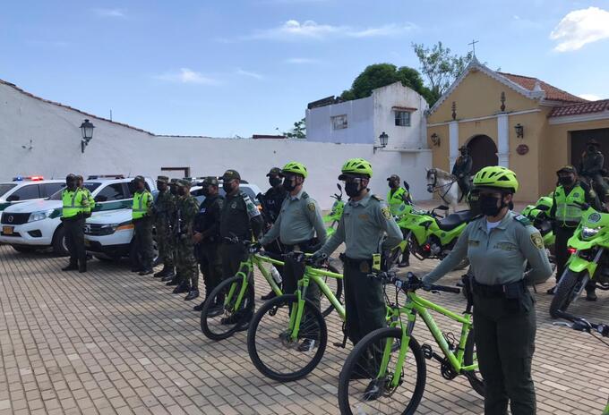 Más de 1.500 policías custodiarán los municipios de Bolívar durante la semana santa
