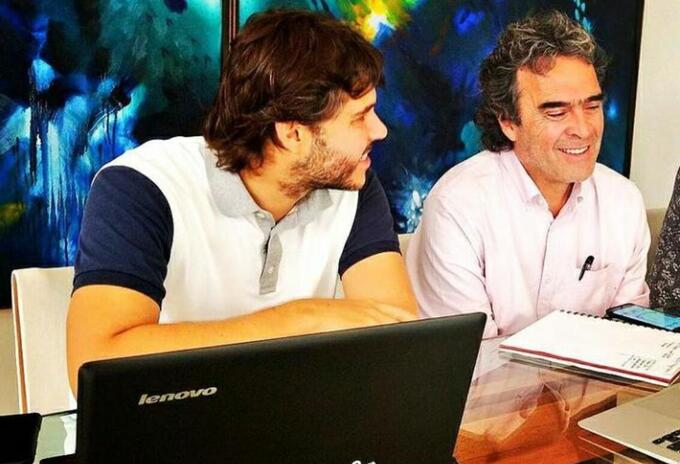 Santiago Londoño y Sergio Fajardo.