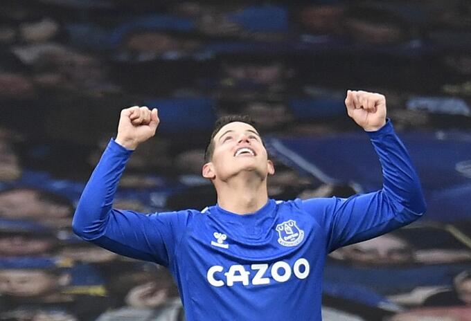 James Rodríguez, Everton 2021