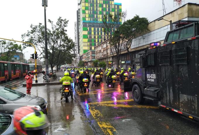 Bloqueos en Transmilenio, 29 de abril de 2021 Bloqueos en Transmilenio, 29 de abril de 2021