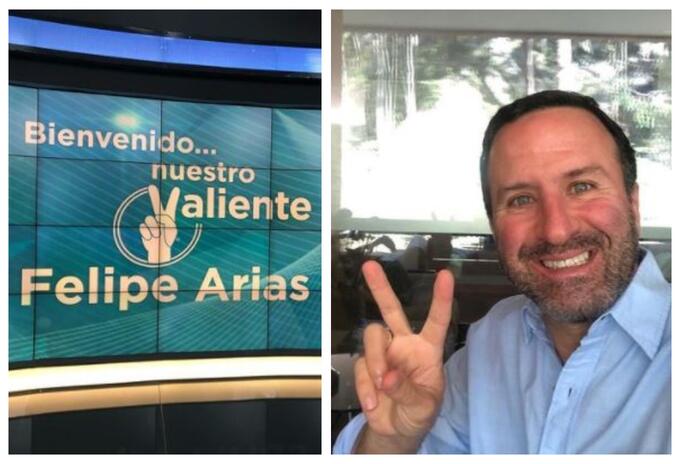 Emotivo regreso de Felipe Arias a Noticias RCN Emotivo regreso de Felipe Arias a Noticias RCN
