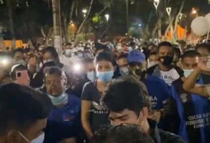 Multitudinaria aglomeración en funeral de reconocido locutor en Galapa (Atlántico)