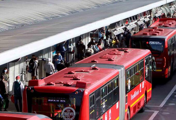 Coronavirus en Bogotá / Aglomeraciones en Transmilenio