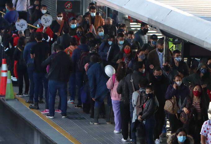 Coronavirus en Bogotá / Aglomeraciones en Transmilenio
