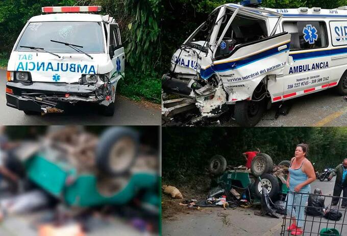Accidente múltiple, vereda Quebrada Negra Calarcá - Archivo Ciudadano