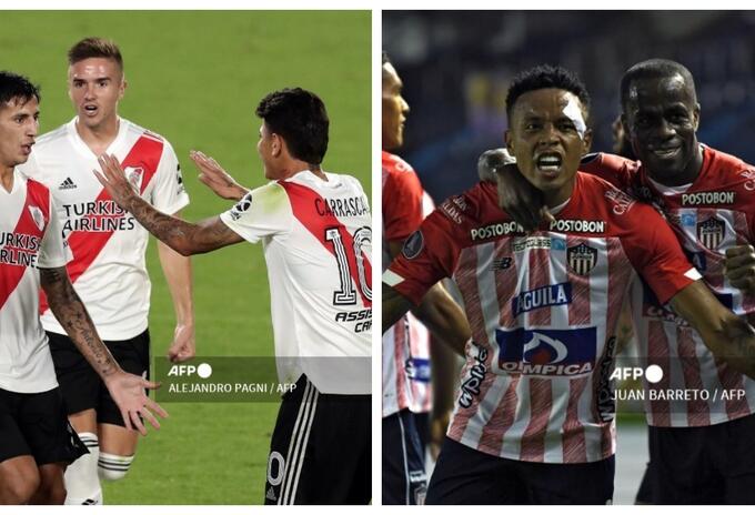 River Plate y Junior 2021