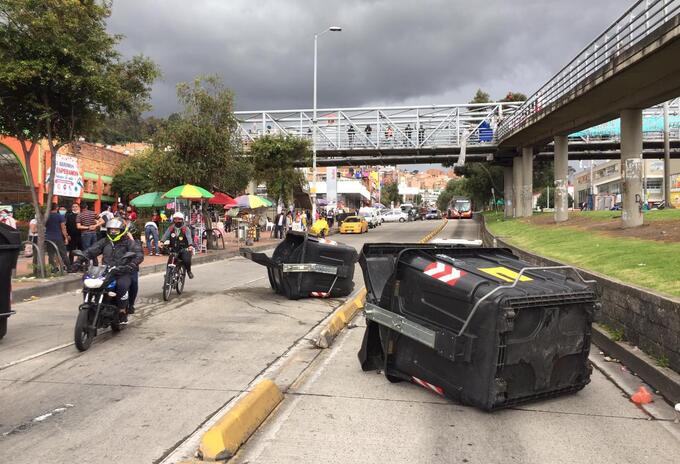 Bloqueos en Suba