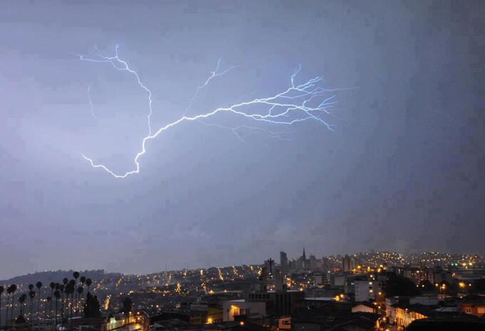 En Manizales fuertes tormentas eléctricas se han registrado en la última semana.