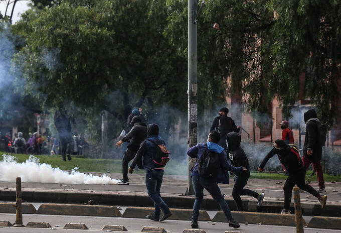 Vandalismo en paro nacional 28 de abril